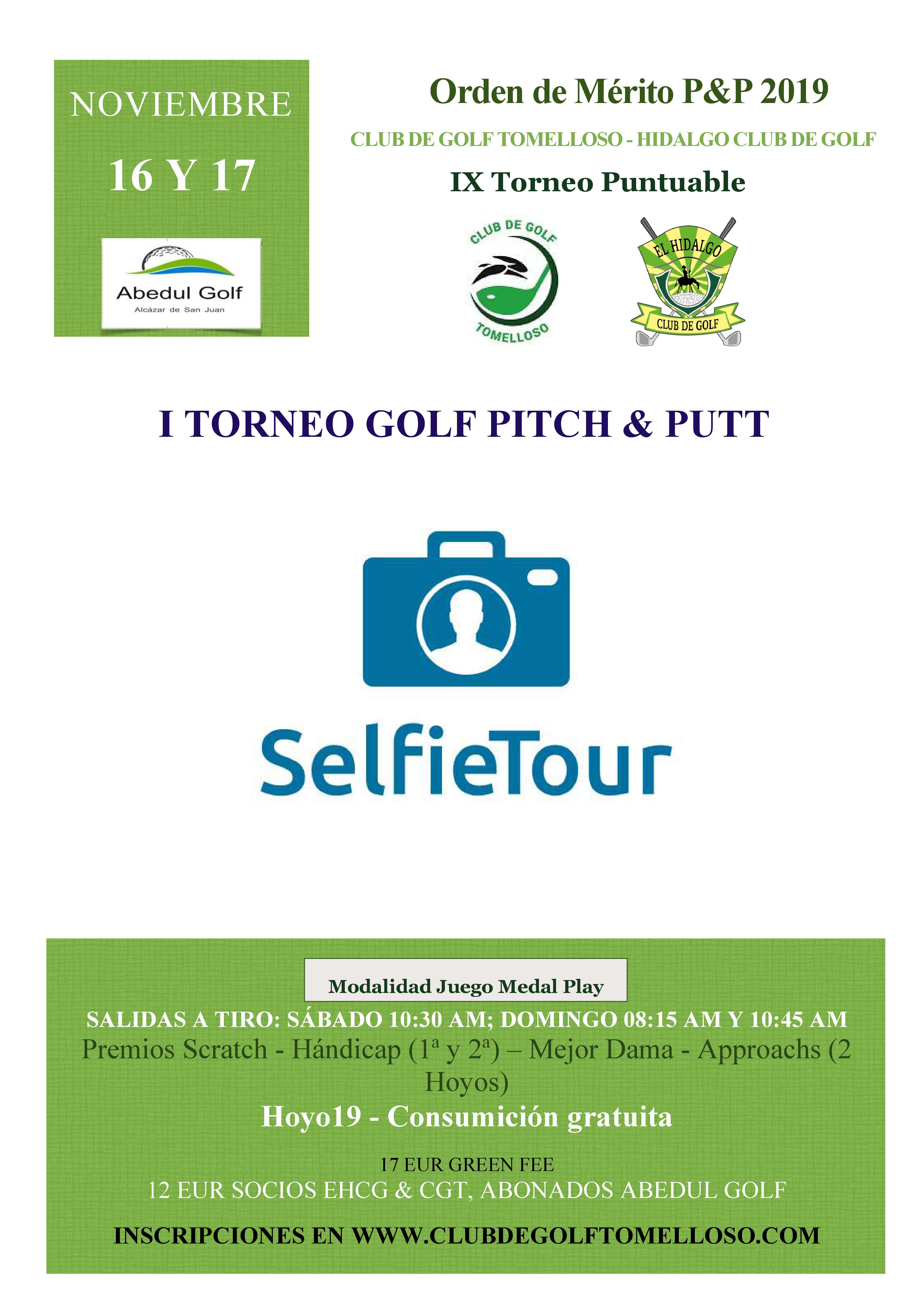 Cartel I Torneo Selfie Tour