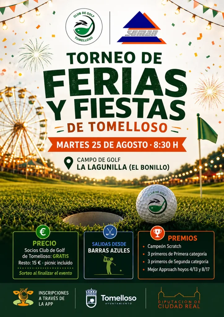 Torneo golf feria y fiestas Tomelloso